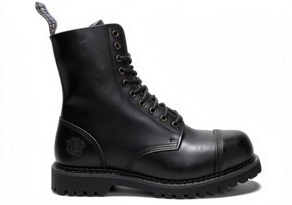 Grinders Bottes Derby Homme Cuir Noir 10 Eye-1