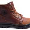 Palladium Bottes Mixte Lacets Zip Beige Noir Taille EU-0