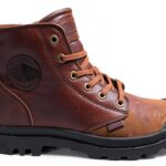 Palladium Bottes Mixte Lacets Zip Beige Noir Taille EU-0