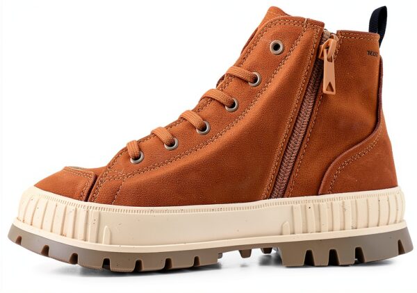 Palladium Bottes Suédé Doublure Chaude Taille Couleur Gris-3