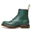 Bottes Dr Martens cuir durable confortable mixte vert-5