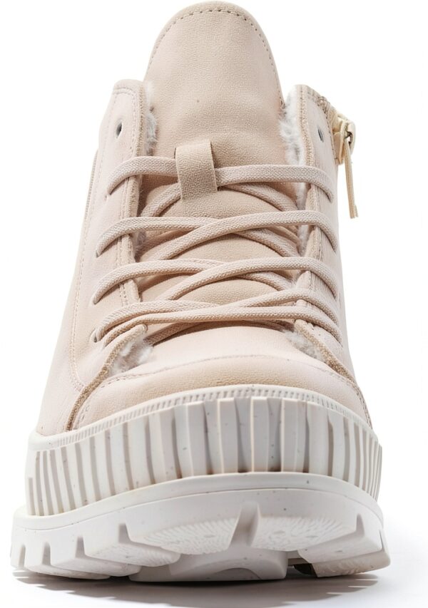 Palladium Bottes Femme Cuir Lacets Confort Adulte-1