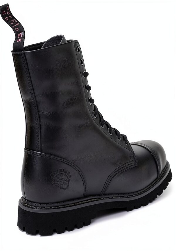 Grinders Bottes Derby Homme Cuir Noir 10 Eye-2