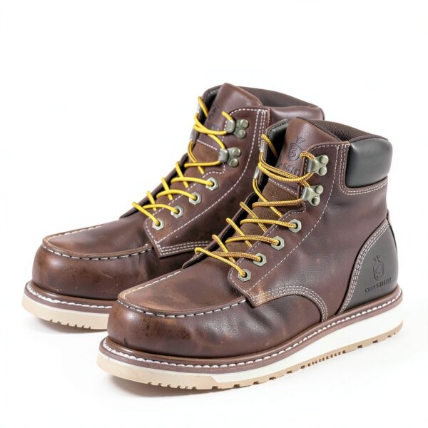 SL-Saint Bottes Travail Cuir Moc Toe Homme Sécurité Confort-4