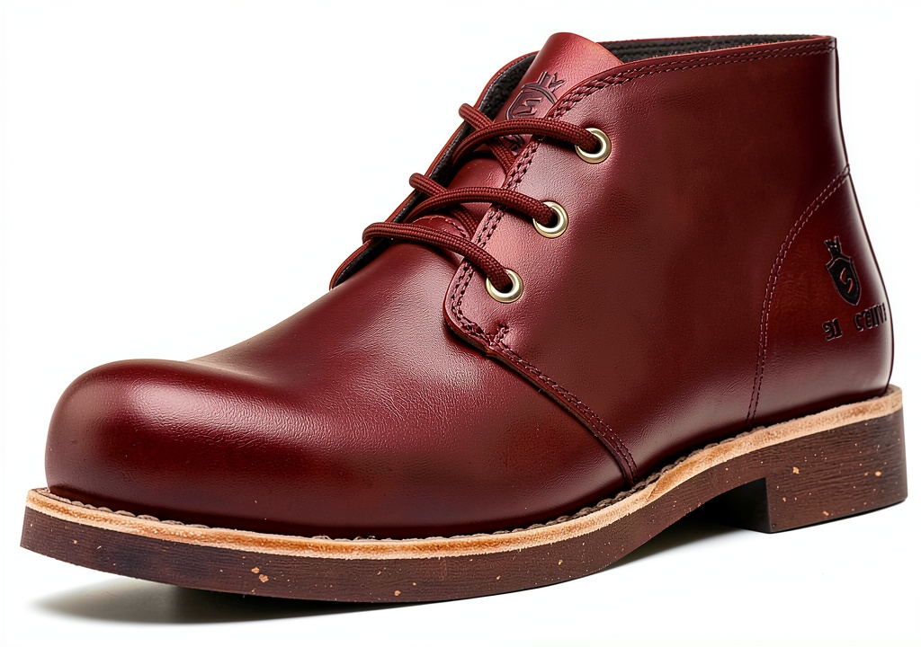 Bottes Chukka SL-Saint en cuir noir portées avec un jean