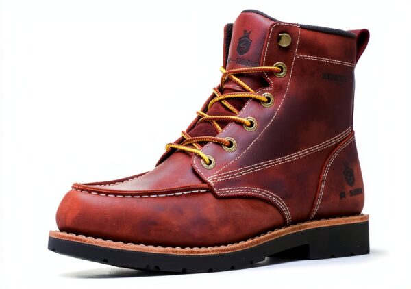 SL-Saint Bottes Moc Toe Homme Cuir Véritable Imperméable