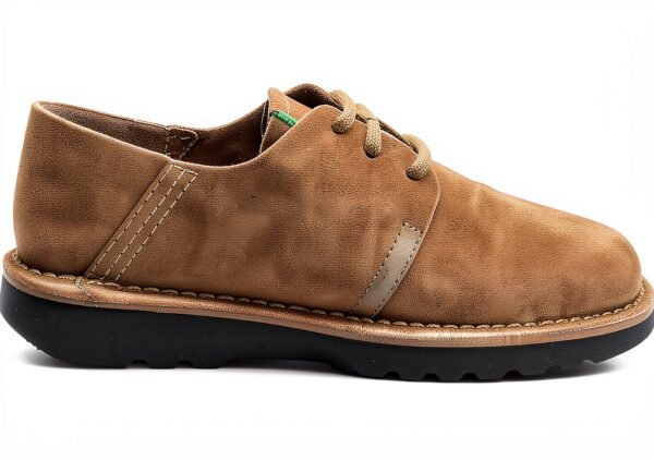 Derby Kickers Homme Chaussures Cuir Marron Beige Taille-3