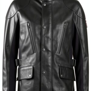 Veste cuir Belstaff homme noir taille unique cuir veau-0