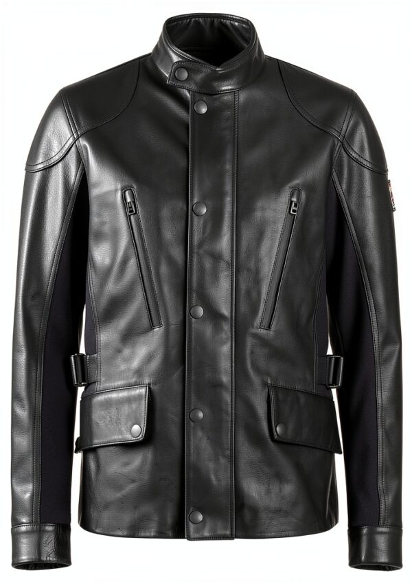 Veste cuir Belstaff homme noir taille unique cuir veau-0