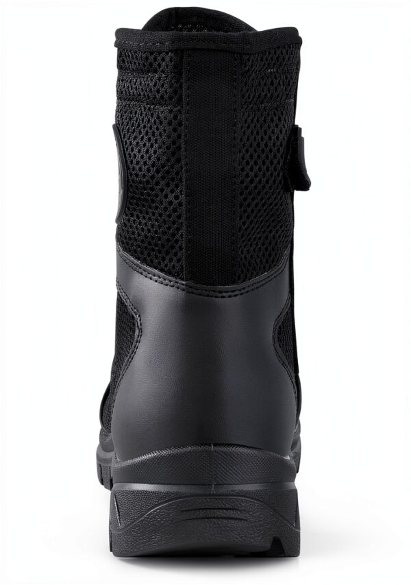 Bottes militaires QUNLON homme toile caoutchouc antidérapant-3