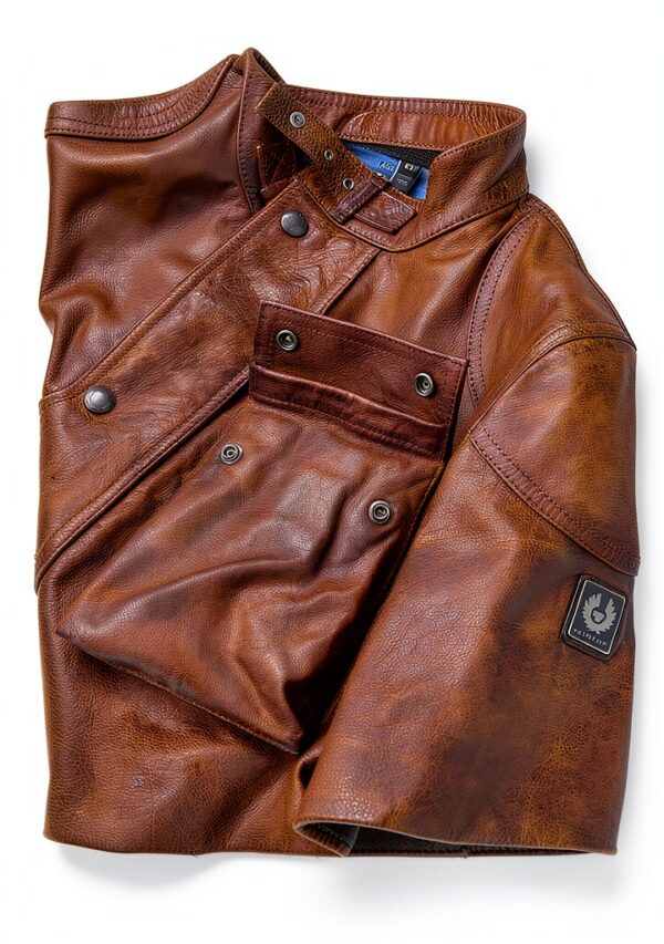 Veste Belstaff Homme en Cuir Ciré-1