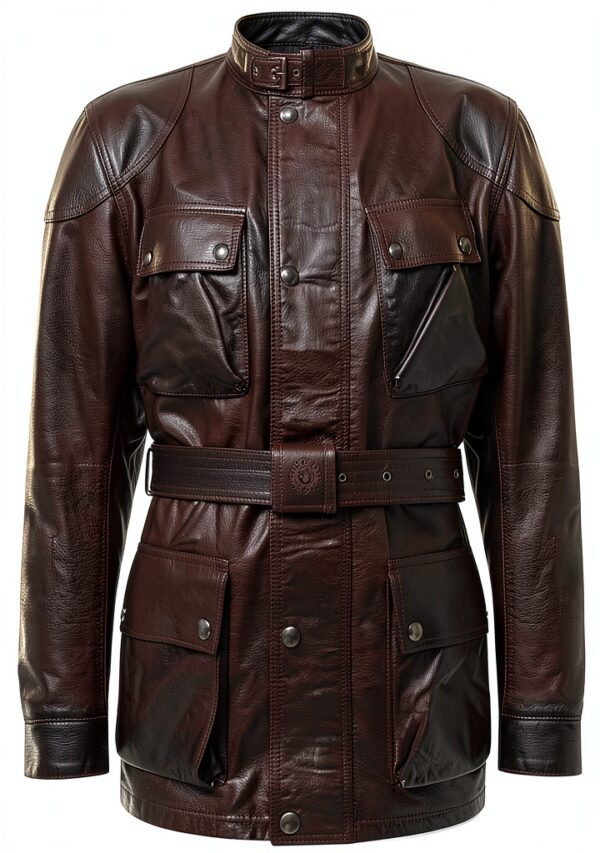 Veste Belstaff Homme en Cuir Ciré-0