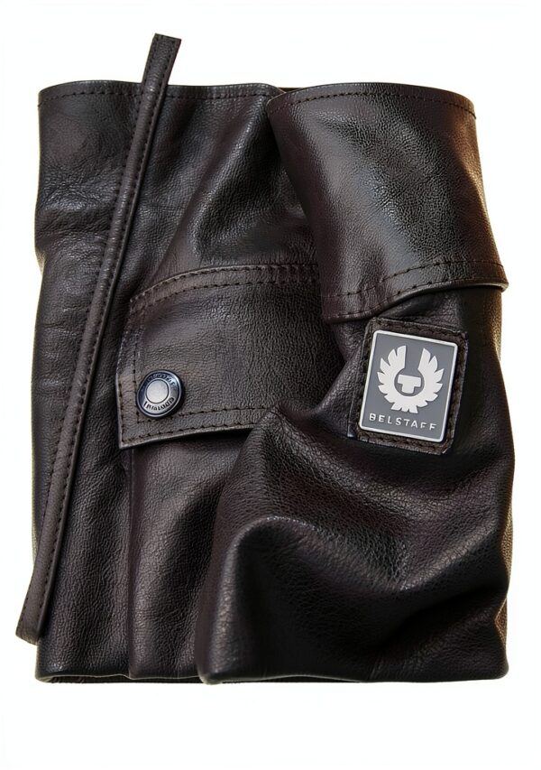 Veste en cuir Belstaff 105377ATBLK4XL-4