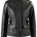 Veste en cuir de veau Belstaff femme-0
