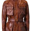 Veste Belstaff Homme en Cuir Ciré-0