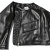Veste en cuir noir Belstaff femme-5