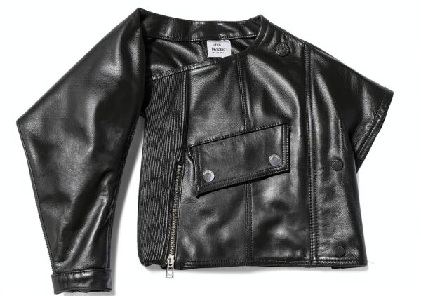 Veste en cuir noir Belstaff femme-5