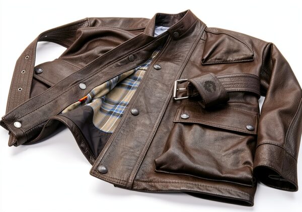 Veste en cuir Belstaff 105377ATBLK4XL-2