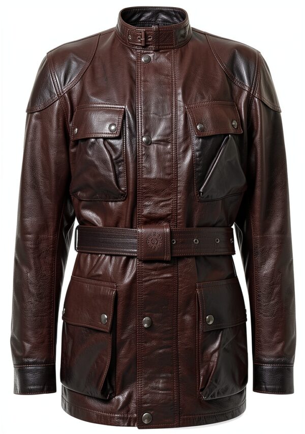 Veste Belstaff Homme en Cuir Ciré-0