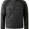 Blouson Moto Belstaff Wax Coton ciré classique-0