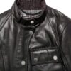 Veste en cuir noir Belstaff femme-4