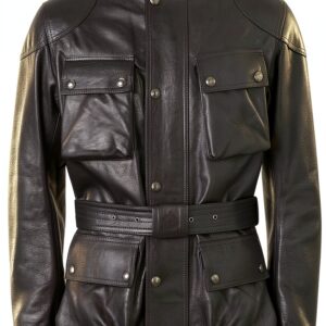 Veste en cuir Belstaff 105377ATBLK4XL-0