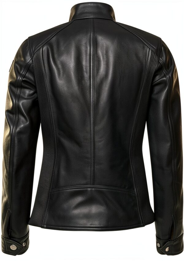 Veste en cuir noir Belstaff femme-1