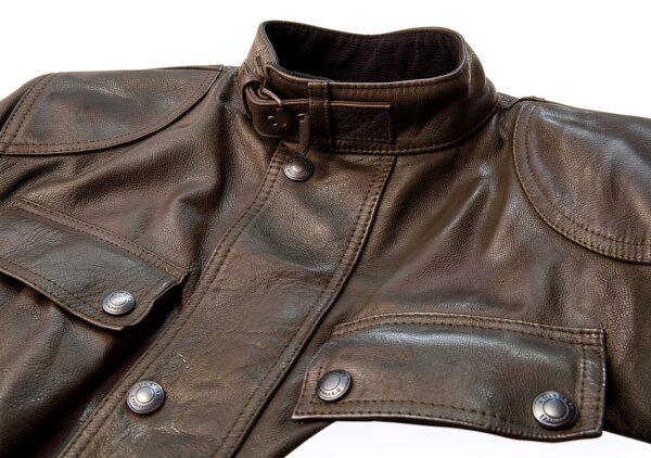 Veste en cuir Belstaff 105377ATBLK4XL-1