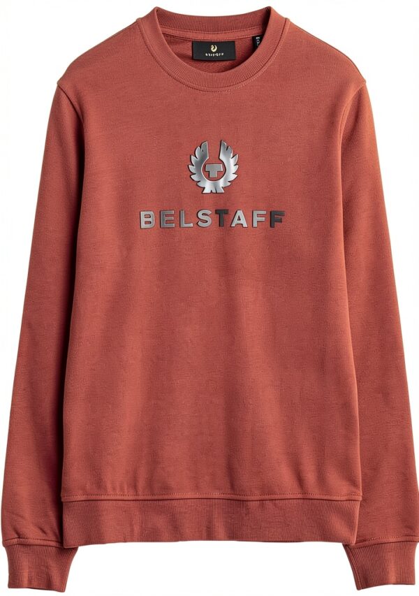 Sweat polaire en coton Belstaff manches longues col rond taille L-0