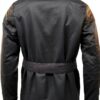 Blouson Game Homme Coton Ciré Noir Tartan Doublure-2
