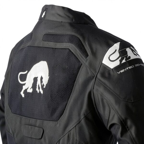 Veste moto Furygan D3O Mesh Noir Blanc Protection dorsale et épaules-5