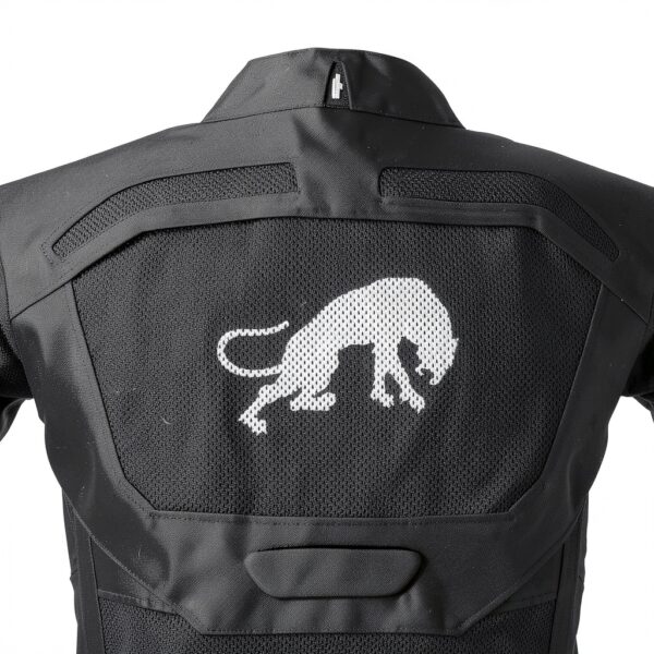 Veste moto Furygan D3O Mesh Noir Blanc Protection dorsale et épaules-4