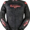 Furygan Veste Moto 6460 Noir Rouge XL Protection D3O Mesh Respirant-0