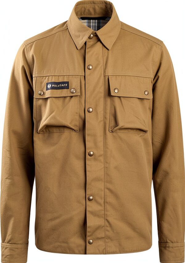 Veste Belstaff Vert Olive Homme Modèle 103855BFOLVXL polyester coton-0
