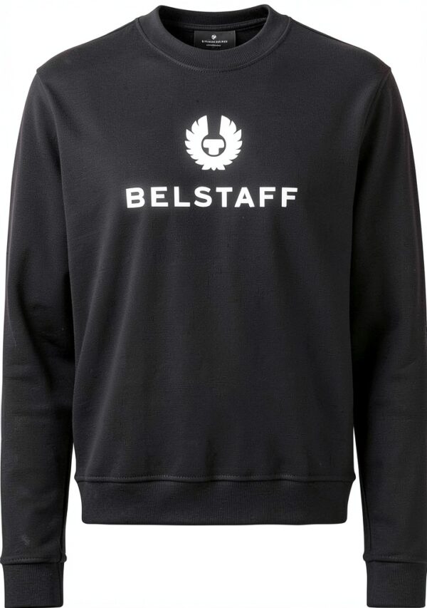 Sweat Belstaff Signature Crewneck Dark Ink - Taille M - Noir-0