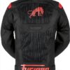Furygan Veste Moto 6460 Noir Rouge XL Protection D3O Mesh Respirant-1