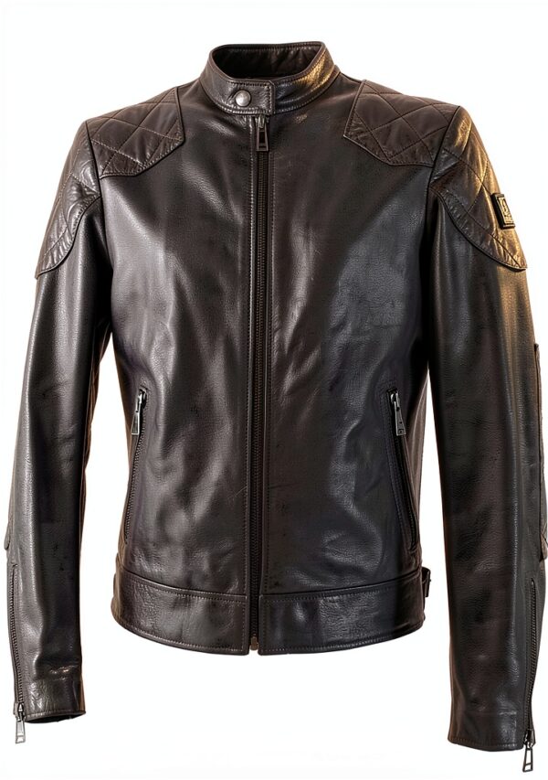 Vestes Hommes Belstaff Outlaw 2.0 Black Cuir Noir Blouson-1