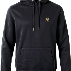 Belstaff Sweat à capuche encre foncée XL – coupe régulière, coton-0