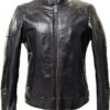 Vestes Hommes Belstaff Outlaw 2.0 Black Cuir Noir Blouson-0