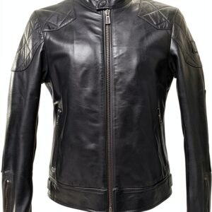 Vestes Hommes Belstaff Outlaw 2.0 Black Cuir Noir Blouson-0