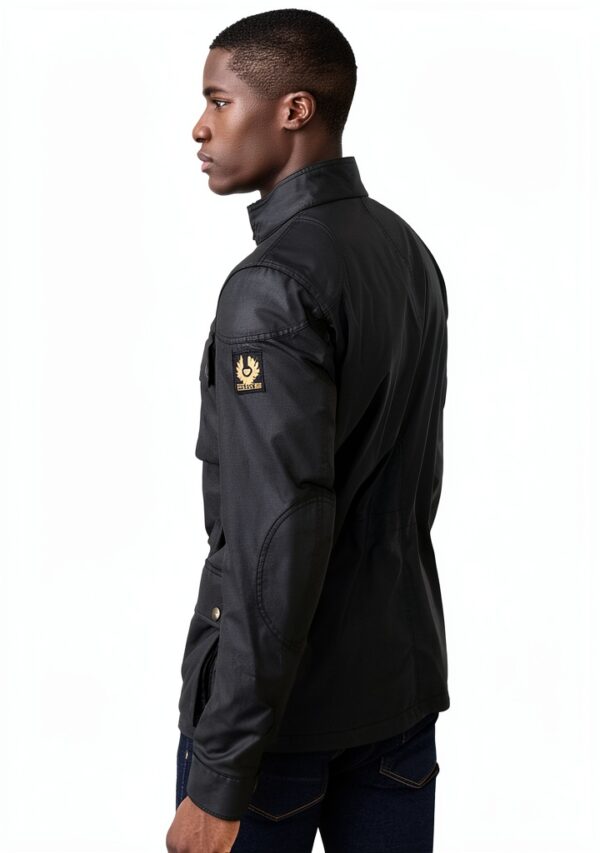 Veste Fieldmaster BELSTAFF en coton ciré noir taille 54 – officier-2