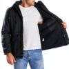 Mr.Stream Parka Homme Mi-Longue Sherpa Cachemire Vert Taille M-3