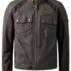 Belstaff Temple Blouson de moto en wax, mahagoni, L-0