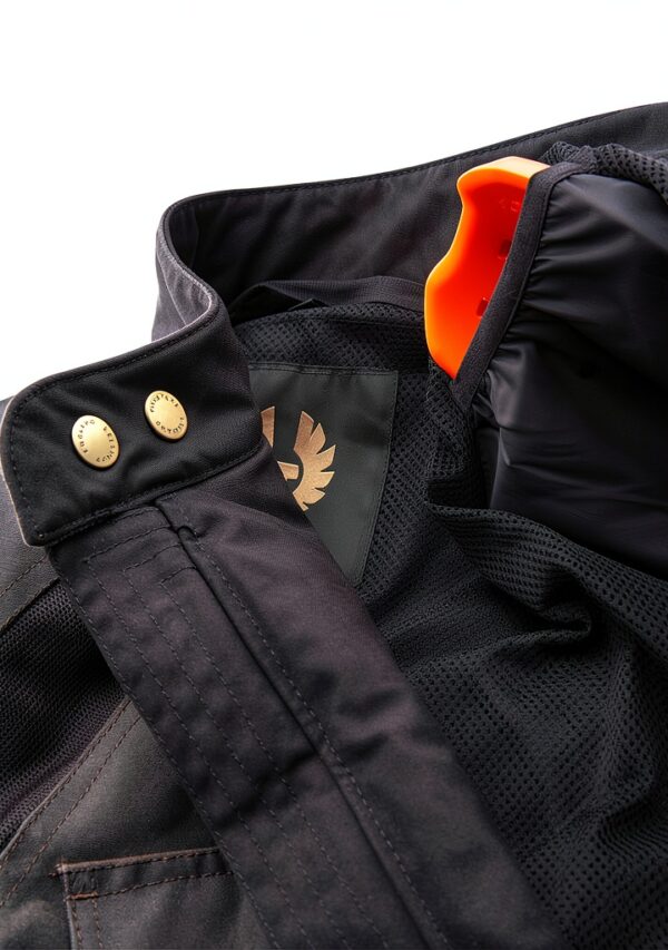 Belstaff Temple Blouson de moto en wax, mahagoni, M-2