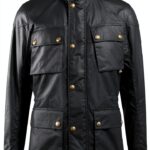 BELSTAFF Veste Fieldmaster Coton ciré Dark Navy pour Homme-0
