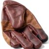 Gants de moto imperméables Belstaff Clinch Marron S-2