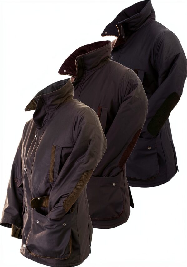 Veste Wax Hawthorn Homme Walker and Hawkes Blouson Marron XL-7