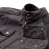 Belstaff Temple Blouson de moto en wax, mahagoni, M-4