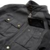 Blouson de moto Belstaff Temple Wax noir S – veste en coton ciré-4