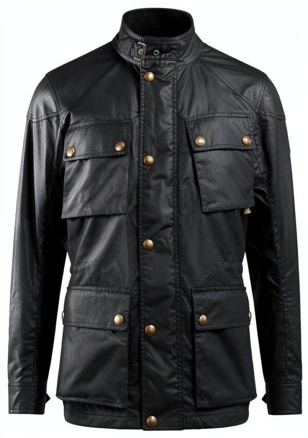 BELSTAFF - Veste Fieldmaster Coton ciré Dark Navy - Dark Navy, 48-0